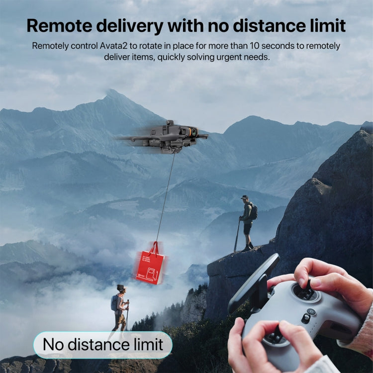 For DJI Avata 2 STARTRC Air-Dropping System Thrower Parabolic (Dark Gray) - free shipping - PMC TechLife - Order now!