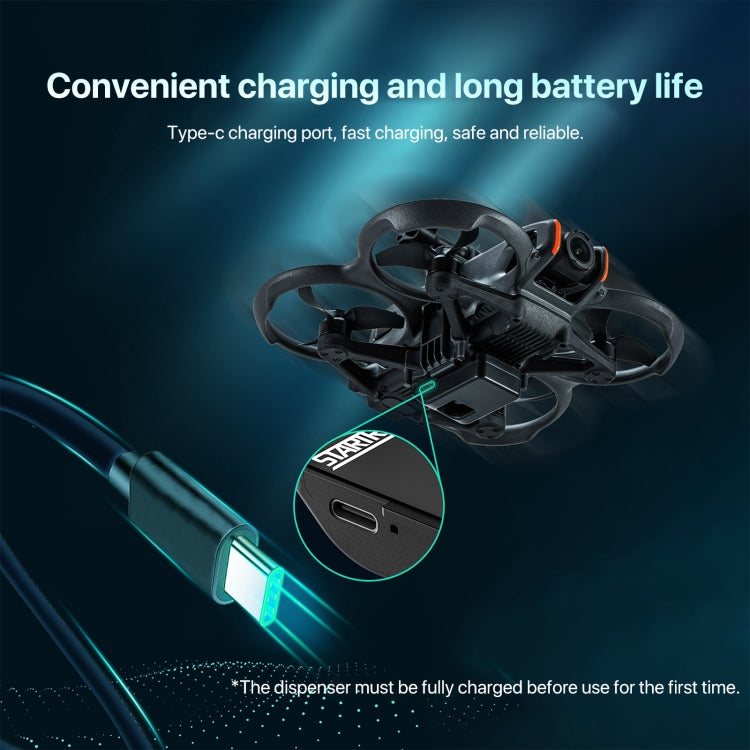 For DJI Avata 2 STARTRC Air-Dropping System Thrower Parabolic (Dark Gray) - free shipping - PMC Jewellery - Order now!