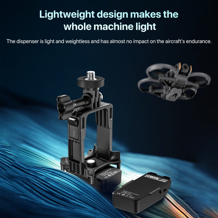 For DJI Avata 2 STARTRC Air-Dropping System Thrower Parabolic (Dark Gray) - free shipping - PMC Jewellery - Order now!
