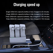 For DJI Mini 3 Pro STARTRC 3 in 1 Charging Butler Battery Charger (Grey)
