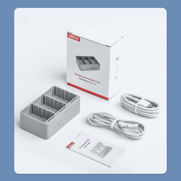 For DJI Mini 3 Pro STARTRC 3 in 1 Charging Butler Battery Charger (Grey) - free shipping - PMC Jewellery - Order now!