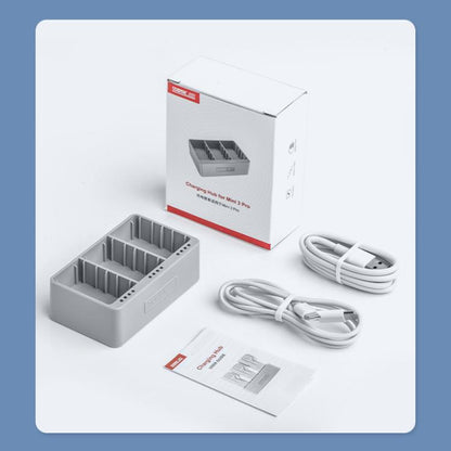 For DJI Mini 3 Pro STARTRC 3 in 1 Charging Butler Battery Charger (Grey) - free shipping - PMC Jewellery - Order now!