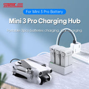 For DJI Mini 3 Pro STARTRC 3 in 1 Charging Butler Battery Charger (Grey)