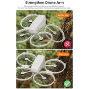 For DJI Flip Sunnylife Anti-shake Arm Buckle Fixing Integrated Buckle Quick Release Anti-Collision Buckle (Grey)