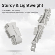 For DJI Flip Sunnylife Anti-shake Arm Buckle Fixing Integrated Buckle Quick Release Anti-Collision Buckle (Grey)