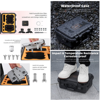 For DJI Neo Sunnylife Safety Carrying Case Waterproof Shock-proof Hard Travel Case (Black) - free shipping - PMC Jewellery - Order now!