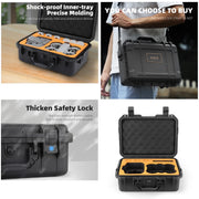For DJI Neo Sunnylife Safety Carrying Case Water-resistant Shock-proof Hard Travel Case (Black)