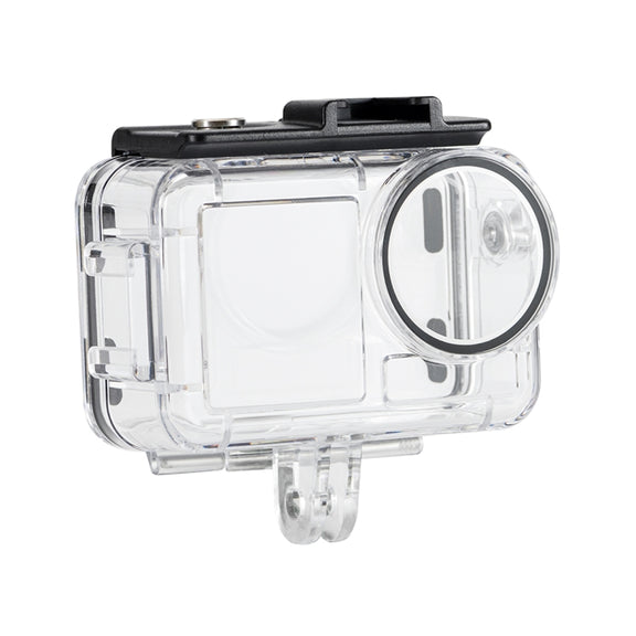 For DJI Osmo Action 5 Pro / 3 / 4 60m Underwater Water-resistant Housing Diving Case (Transparent)