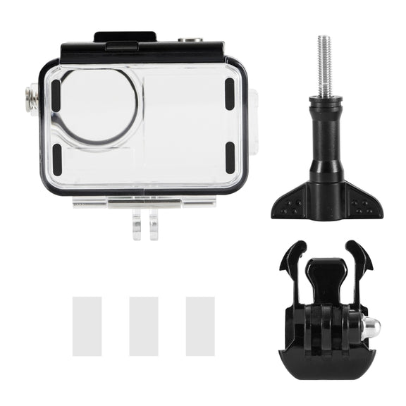 For DJI Osmo Action 5 Pro / 3 / 4 60m Underwater Water-resistant Housing Diving Case (Transparent)