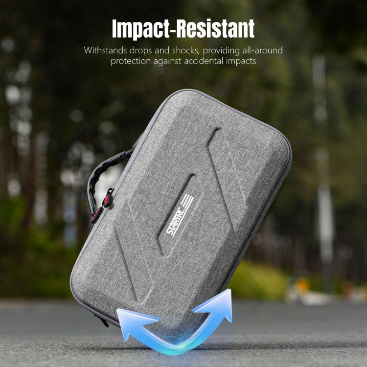 For DJI Flip STARTRC Shoulder Storage Bag Integrated Handbag (Grey)