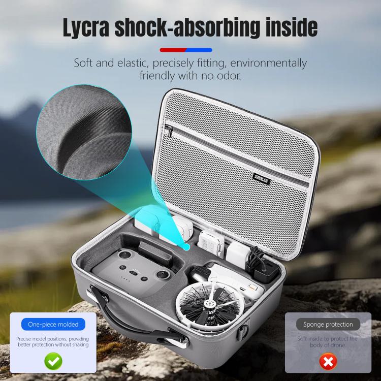 For DJI Flip STARTRC Shoulder Storage Bag Handbag (Grey) - free shipping - PMC TechLife - Order now!