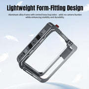 For DJI Osmo 360 STARTRC Metal Cage Frame with Cold Shoe (Grey)