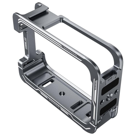 For DJI Osmo 360 STARTRC Metal Cage Frame with Cold Shoe (Grey)