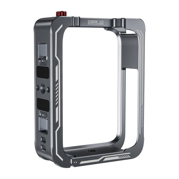 For DJI Osmo 360 STARTRC Metal Cage Frame with Cold Shoe (Grey)