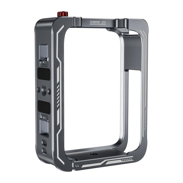 For DJI Osmo 360 STARTRC Metal Cage Frame with Cold Shoe (Grey)