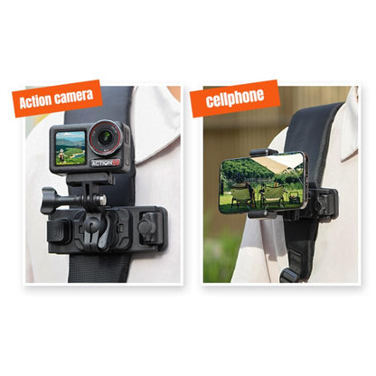 STARTRC Magnetic  Backpack Clip Mount for DJI Osmo 360 / GoPro Action Cameras (Black) - free shipping - PMC Jewellery - Order now!