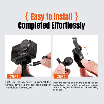STARTRC Magnetic  Backpack Clip Mount for DJI Osmo 360 / GoPro Action Cameras (Black) - free shipping - PMC Jewellery - Order now!