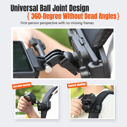 STARTRC Magnetic  Backpack Clip Mount for DJI Osmo 360 / GoPro Action Cameras (Black) - free shipping - PMC Jewellery - Order now!