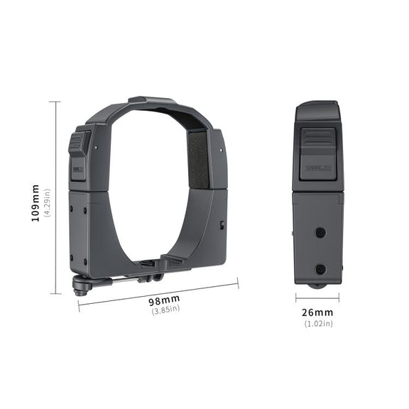 For DJI Mavic 4 Pro STARTRC Air-Dropping System Thrower Parabolic with Expansion Bracket (Black)