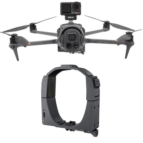 For DJI Mavic 4 Pro STARTRC Air-Dropping System Thrower Parabolic with Expansion Bracket (Black)