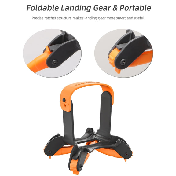 For DJI AVATA 2 Sunnylife LG797 Landing Gear Extensions Heightened Spider Gears Support Leg (Orange)