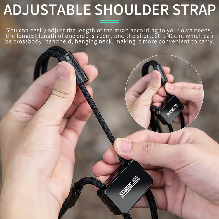For DJI Pocket 3 STARTRC Anti-Lost Necklace Lanyard Rope (Black) - Others by STARTRC | Online Shopping South Africa | PMC TechLife | Buy Now Pay Later Mobicred