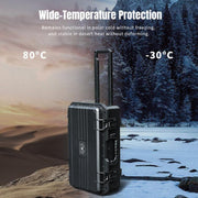 Portable Box Sealed Water-resistant Trolley Suitcase For DJI Mavic 4 Pro / Mavic 3 / Air 3 (Black)