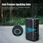Portable Box Sealed Water-resistant Trolley Suitcase For DJI Mavic 4 Pro / Mavic 3 / Air 3 (Black)