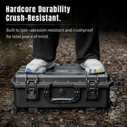 Portable Box Sealed Water-resistant Trolley Suitcase For DJI Mavic 4 Pro / Mavic 3 / Air 3 (Black)