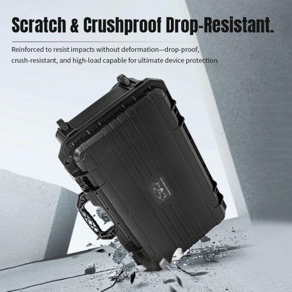 Portable Box Sealed Water-resistant Trolley Suitcase For DJI Mavic 4 Pro / Mavic 3 / Air 3 (Black)