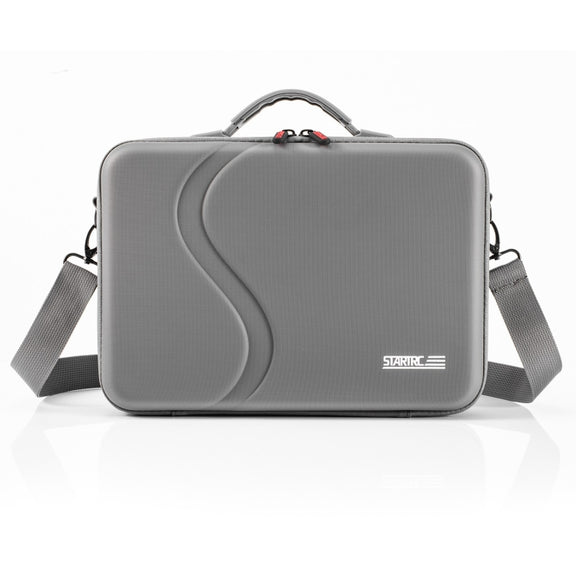 For DJI Osmo Action 5 Pro STARTRC Portable Handbag Shoulder PU Storage Bag (Dark Gray)
