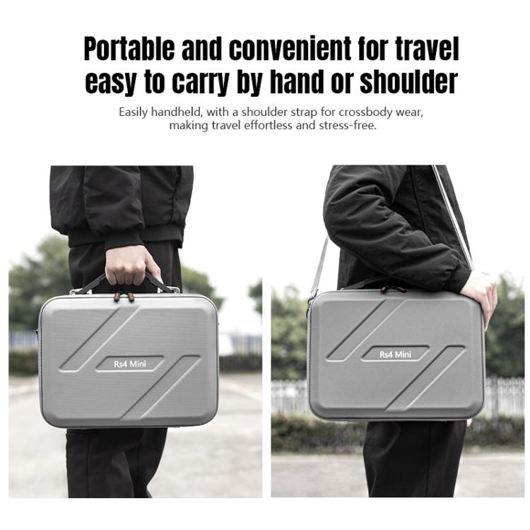 For DJI RS 4 Mini STARTRC Storage Case Box Suitcase (Dark Gray) - free shipping - PMC Jewellery - Order now!