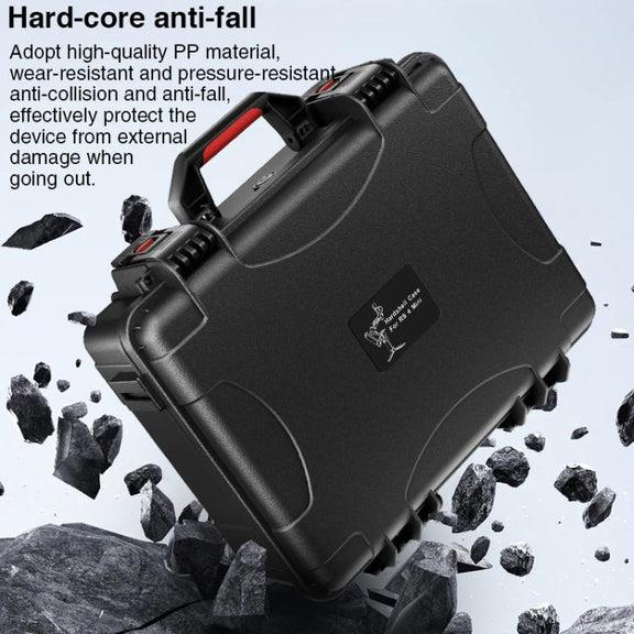 For DJI RS 4 Mini STARTRC PP Water-resistant Shockproof Suitcase Portable Storage Box (Black)
