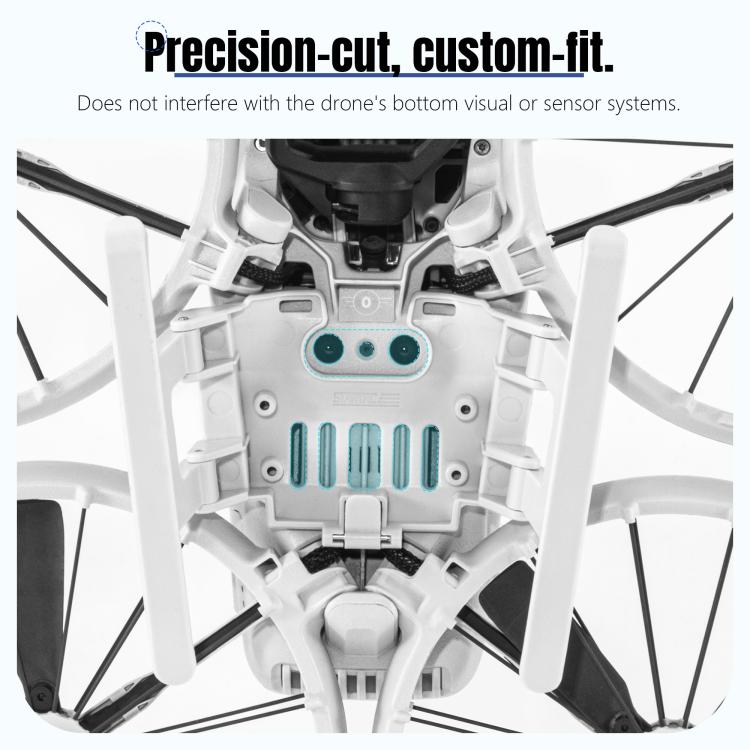 For DJI Flip STARTRC Folding Anti-fall Anti-dirt Heightened Landing Gear Training Rack (Grey)