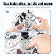 For DJI Flip STARTRC Folding Anti-fall Anti-dirt Heightened Landing Gear Training Rack (Grey)