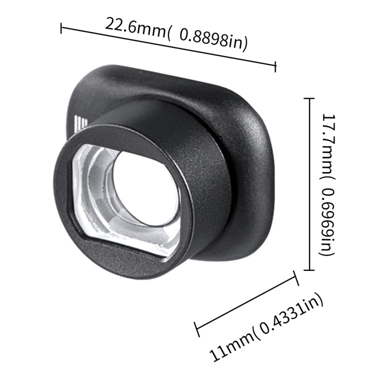 For DJI Mini 4 Pro STARTRC Drone Wide-Angle Lens Filter (Black) - free shipping - PMC Jewellery - Order now!