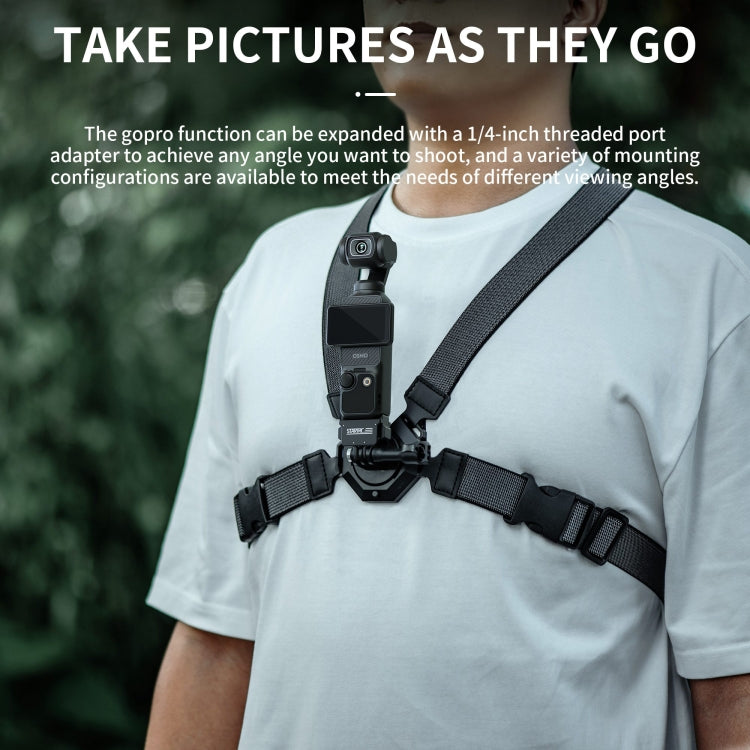 For DJI Pocket 3 STARTRC Quick Mount Adapter Extension Bracket (Black) - Mount & Holder by STARTRC | Online Shopping South Africa | PMC TechLife | Buy Now Pay Later Mobicred