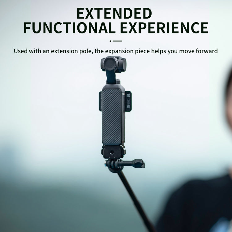 For DJI Pocket 3 STARTRC Quick Mount Adapter Extension Bracket (Black) - Mount & Holder by STARTRC | Online Shopping South Africa | PMC TechLife | Buy Now Pay Later Mobicred