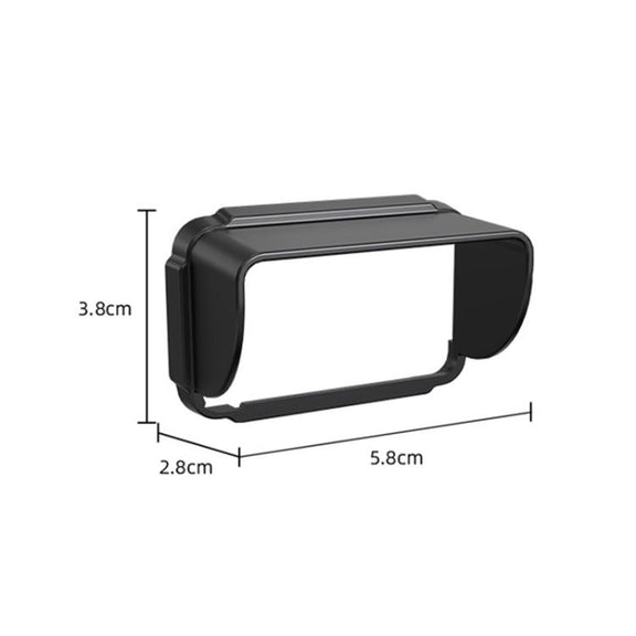 For DJI Osmo Pocket 3 BRDRC Sunshade Hood Screen Shade (Black)