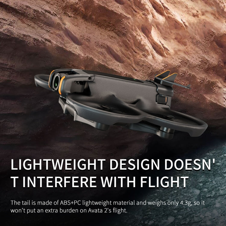 For DJI Avata 2 STARTRC Battery Quick-release Flying Tail Cover (Black) - Other by STARTRC | Online Shopping South Africa | PMC TechLife | Buy Now Pay Later Mobicred