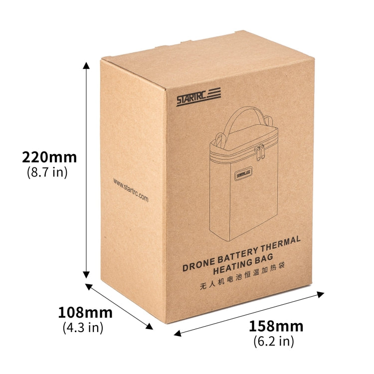 STARTRC V2 Battery Constant Temperature Heating Bag For DJI Drone Battery (Black) - free shipping - PMC Jewellery - Order now!