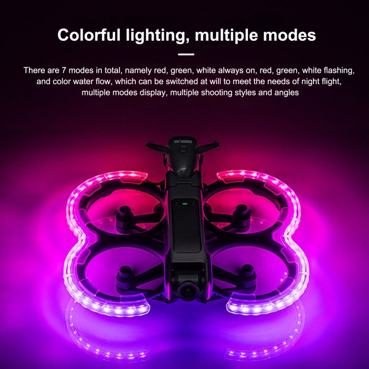 For DJI Avata 2 STARTRC Drone LED Propeller Protective Guard Anti-collision Ring (Transparent) - free shipping - PMC Jewellery - Order now!