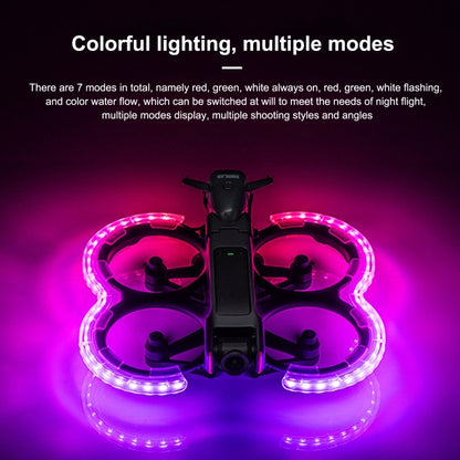 For DJI Avata 2 STARTRC Drone LED Propeller Protective Guard Anti-collision Ring (Transparent) - free shipping - PMC Jewellery - Order now!