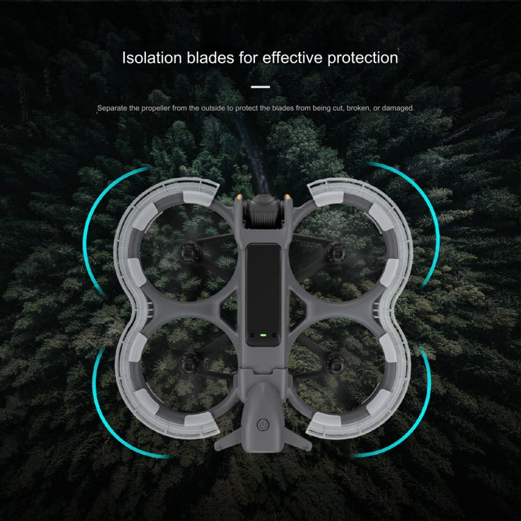 For DJI Avata 2 STARTRC Drone LED Propeller Protective Guard Anti-collision Ring (Transparent) - free shipping - PMC Jewellery - Order now!