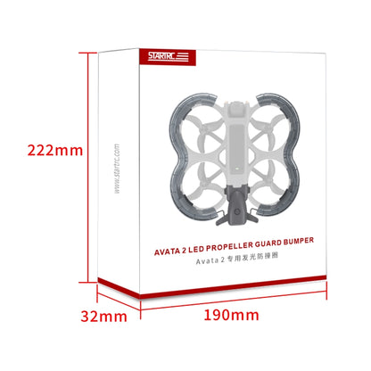 For DJI Avata 2 STARTRC Drone LED Propeller Protective Guard Anti-collision Ring (Transparent) - free shipping - PMC Jewellery - Order now!