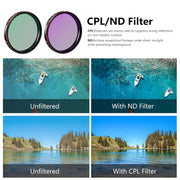 For DJI Osmo Action 5 Pro STARTRC 4 in 1 CPL ND8 ND16 ND32 Camera Lens Filter