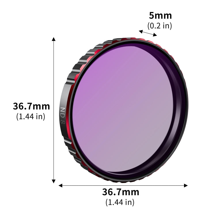 For DJI Osmo Action 5 Pro STARTRC 4 in 1 CPL ND8 ND16 ND32 Camera Lens Filter - free shipping - PMC Jewellery - Order now!