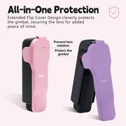 For DJI Osmo Pocket 3 STARTRC Storage Box Protective Case with Lanyard (Purple)