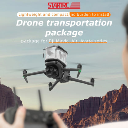 STARTRC Backpack Back-hanging Small Bag For DJI Avata / Air Series / Mavic Series (Grey) - free shipping - PMC Jewellery - Order now!