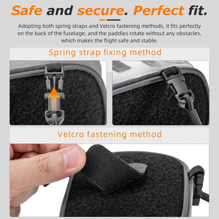 STARTRC Backpack Back-hanging Small Bag For DJI Avata / Air Series / Mavic Series (Grey) - free shipping - PMC Jewellery - Order now!